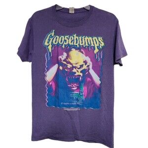 Goosebumps The Haunted Mask Scholastic Unisex Purple Short Sleeve T-Shirt Size S